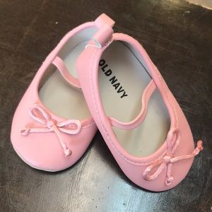 Gap Baby Pink Ballet shoes, size 6-12months